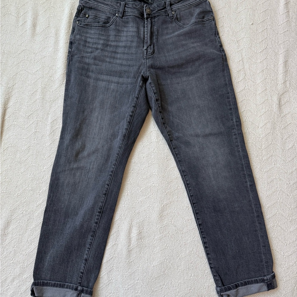 Liverpool Los Angeles Men’s 33x30 Relaxed Straight Jeans Dark Gray Wash New